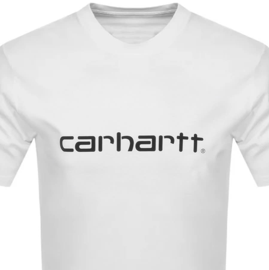 Alternative Image for ProductCarhartt Script Logo T Shirt White2